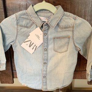 Baby ZARA denim shirt